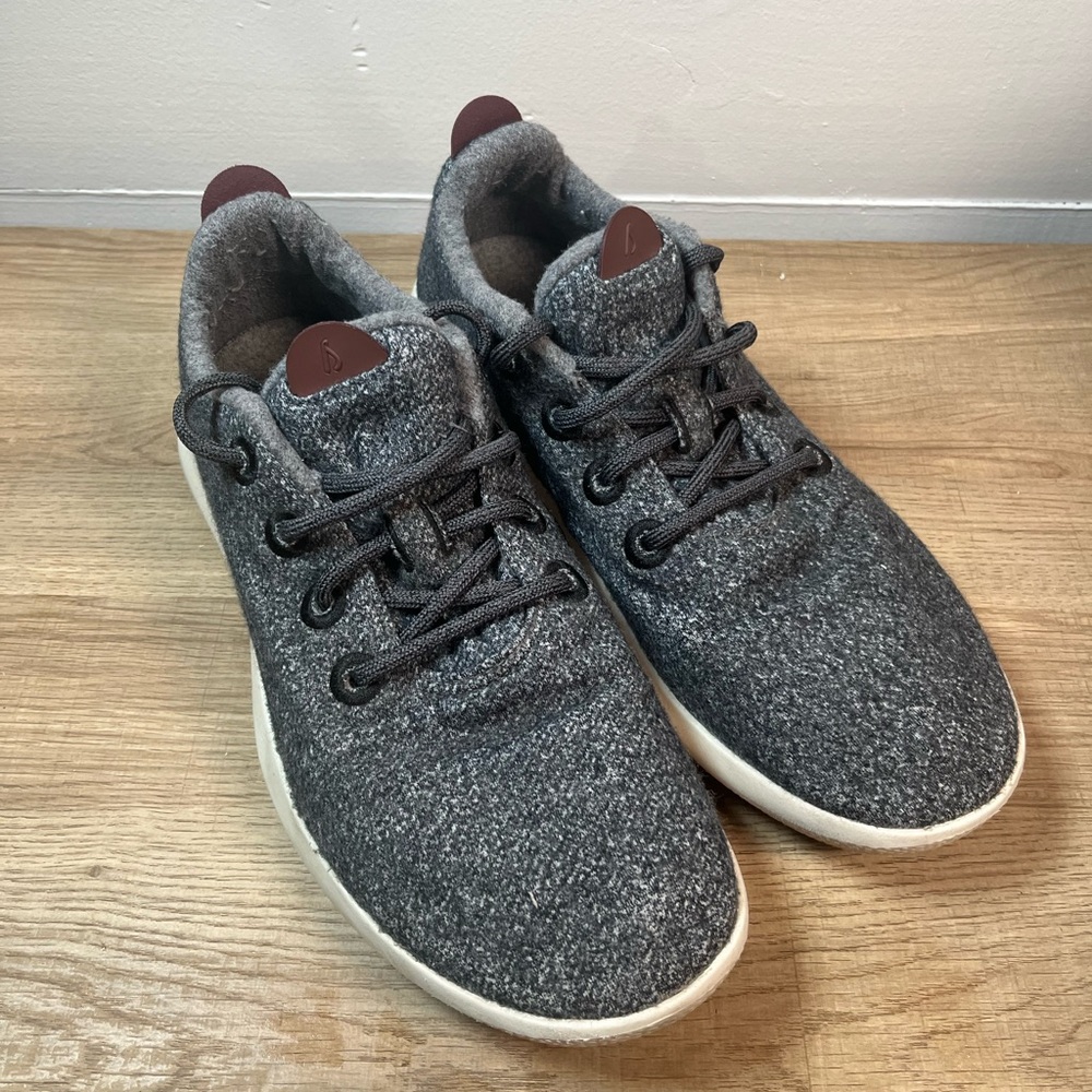 Allbirds Men’s Wool Runners Natural Grey Size 11